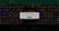 Desktop Screenshot of games.bet365.dk